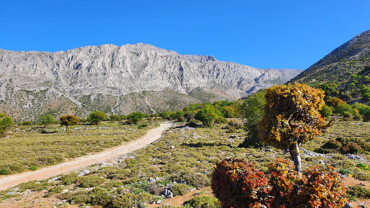 Lefka Ori auf der Insel Kreta Zu den Bergen
