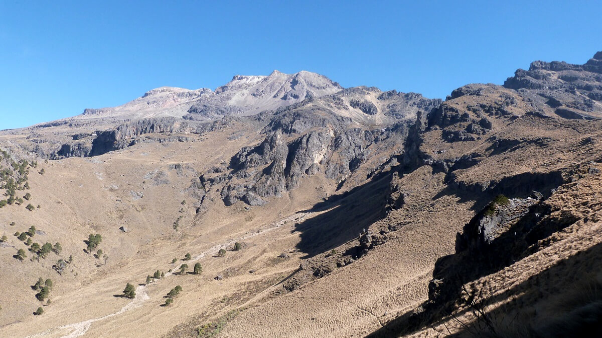 Iztaccihuatl Berg in Mexiko Berglandschaft