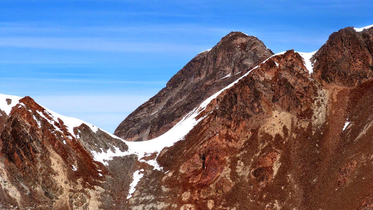 Der Berg Cerro Wara Warani In der zentralen Cordillera Real in Bolivien