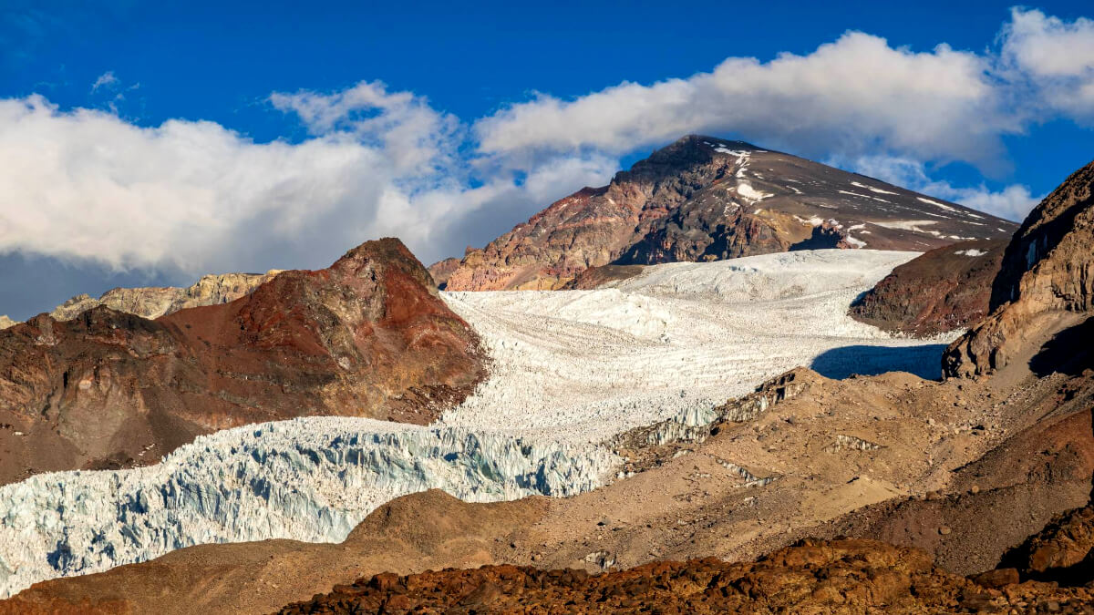 Gletscheraufstieg zum 6000er Marmolejo Chile