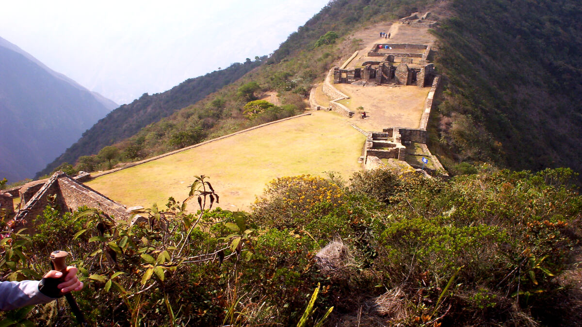 Choquequirao Peru Heiliges Tal Inkakultur