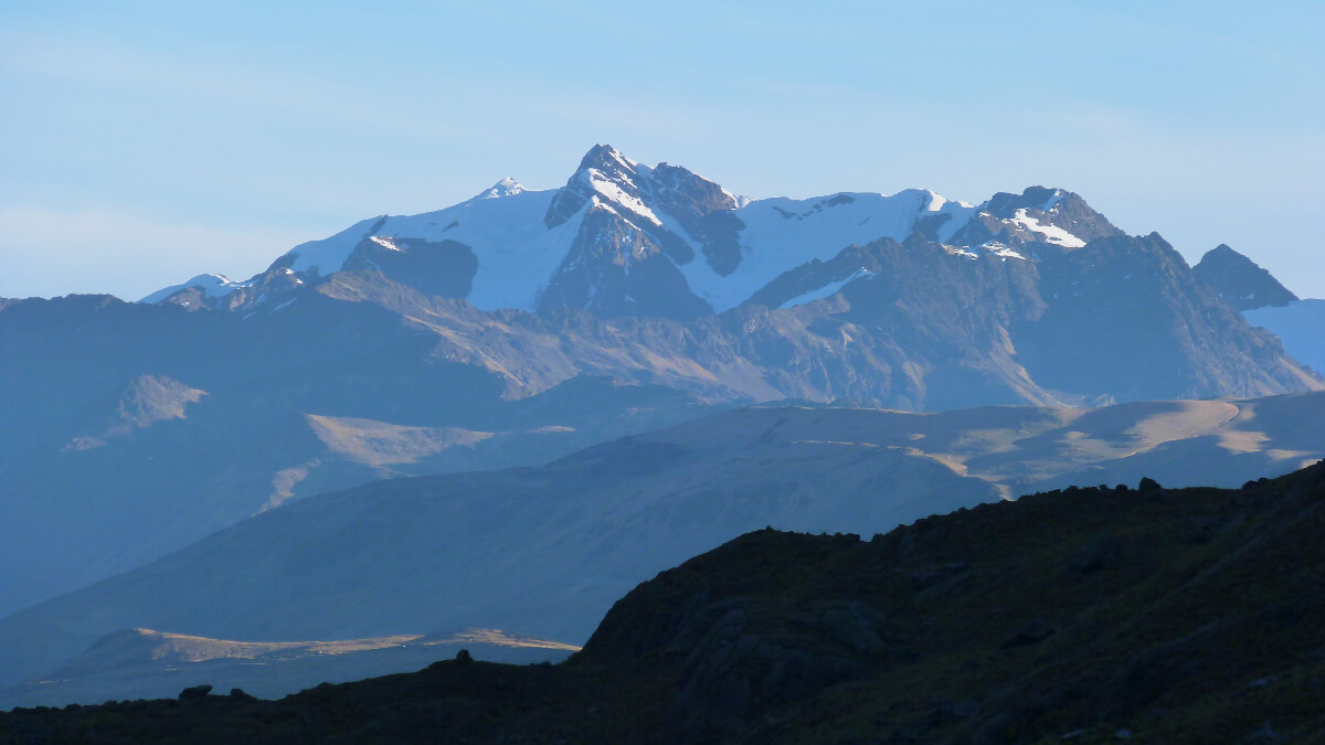 Cordillera Vilcanota in Peru Bergkette
