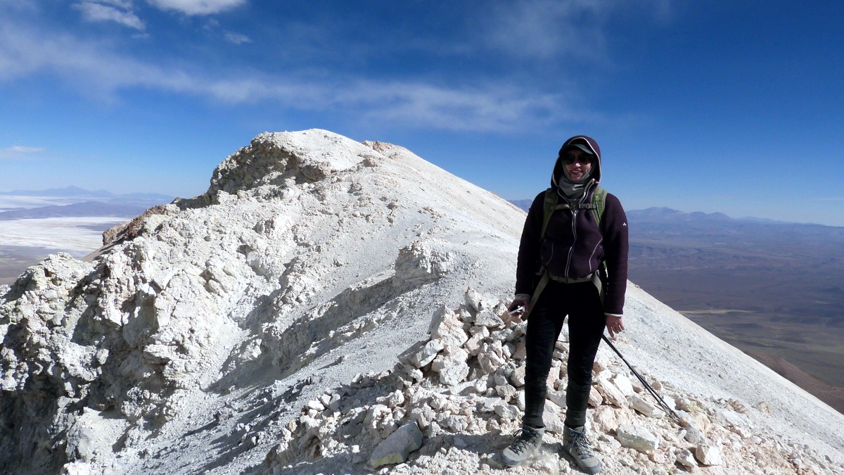Bolivien: Von Pisiga am Salar de Coipasa zum Cabaray (5892m) und Cerro Coipasa (4980m)