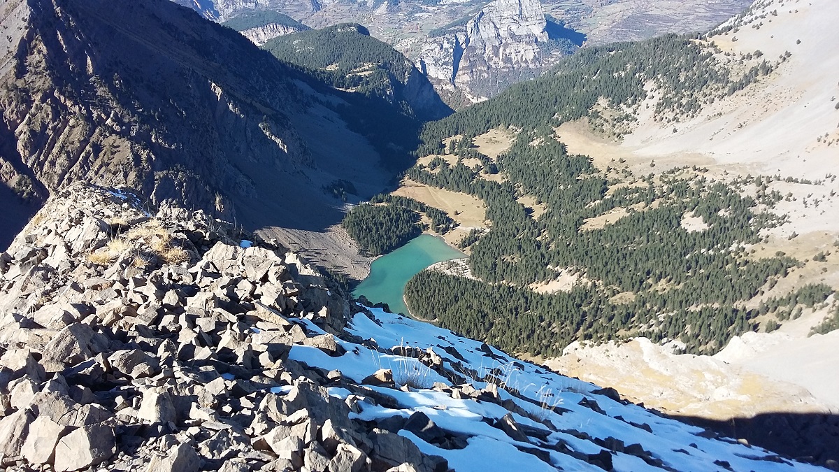 Gipfeltiefblick Pena la Una