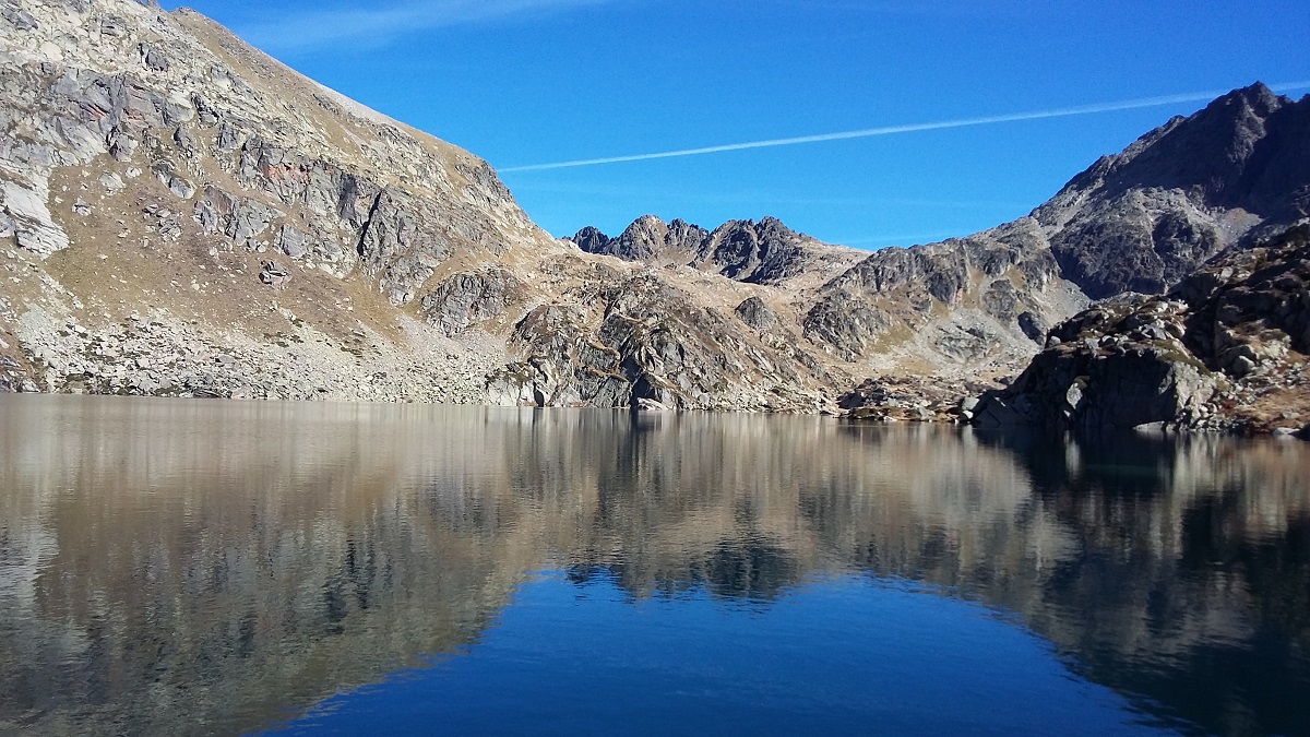 Pyrenäenberge und Estany d Junclar