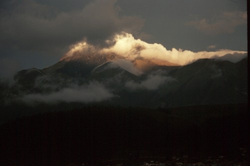 Cayambe-Sonnenuntergang