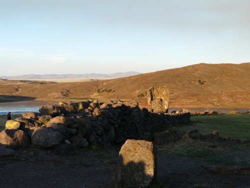 Sillustani-Sonnenuntergang