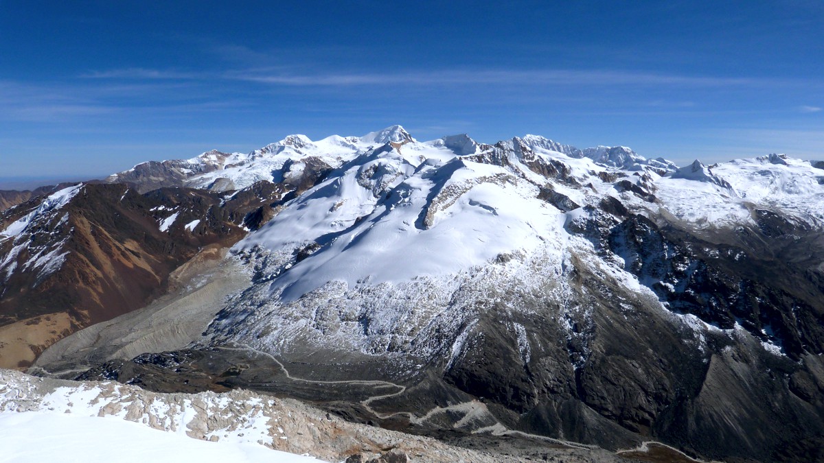 Ausblick zu Kasiri und llampu