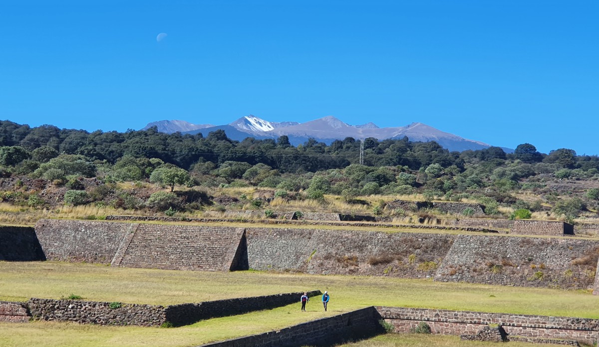 Blick van Tenango zum Nebado de Toluca