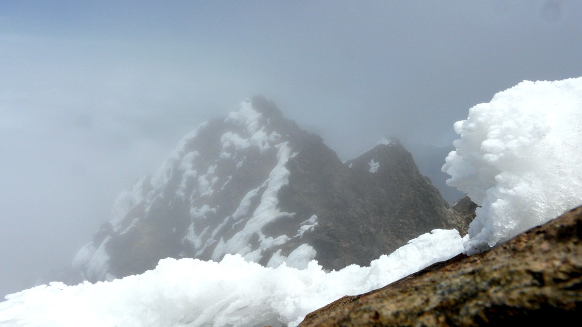 Illiniza Norte in Ecuador - Gipfelblick