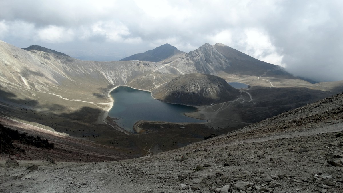 Lago de Sol Nevado de Toluca Mexiko