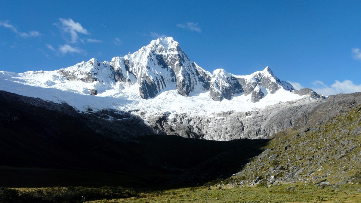 Peru Cordillera Blanca mit Huascaran Tocllaraju