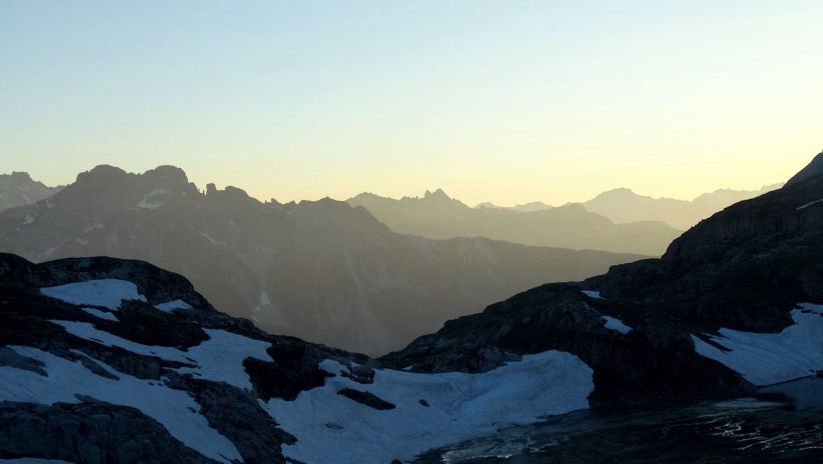 Sonnenaufgang Alpen