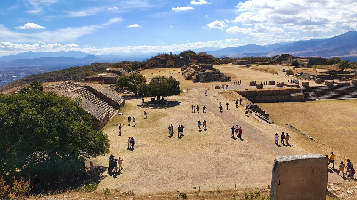 Spielplatz Monta Alban bei Oaxaca