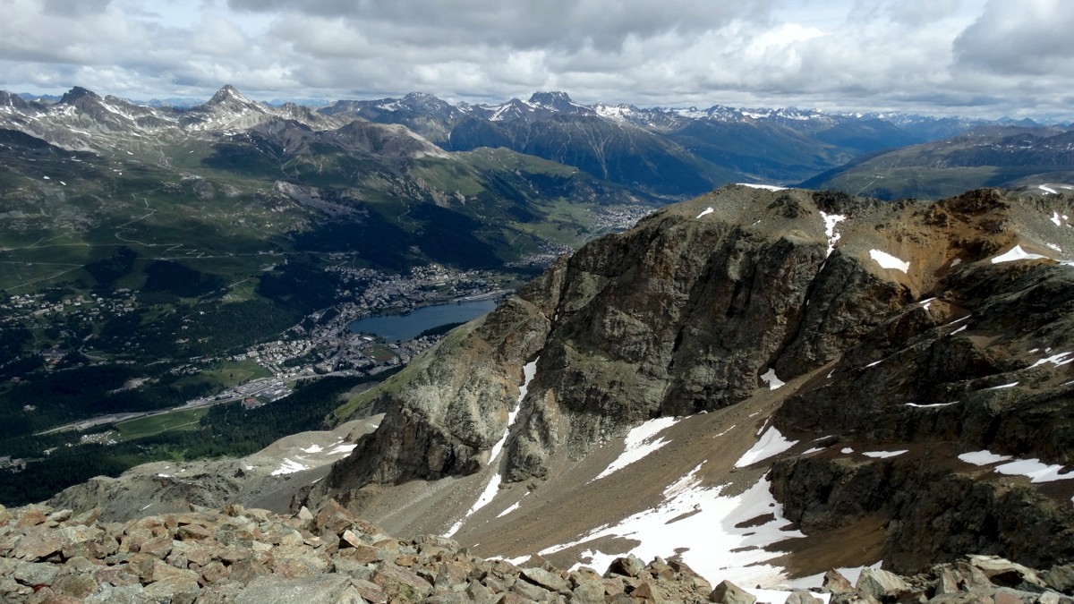 St Moritz vom Piz Surlej