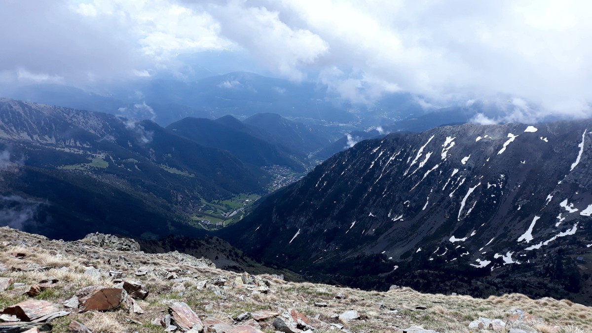 Tiefblick auf Andorra