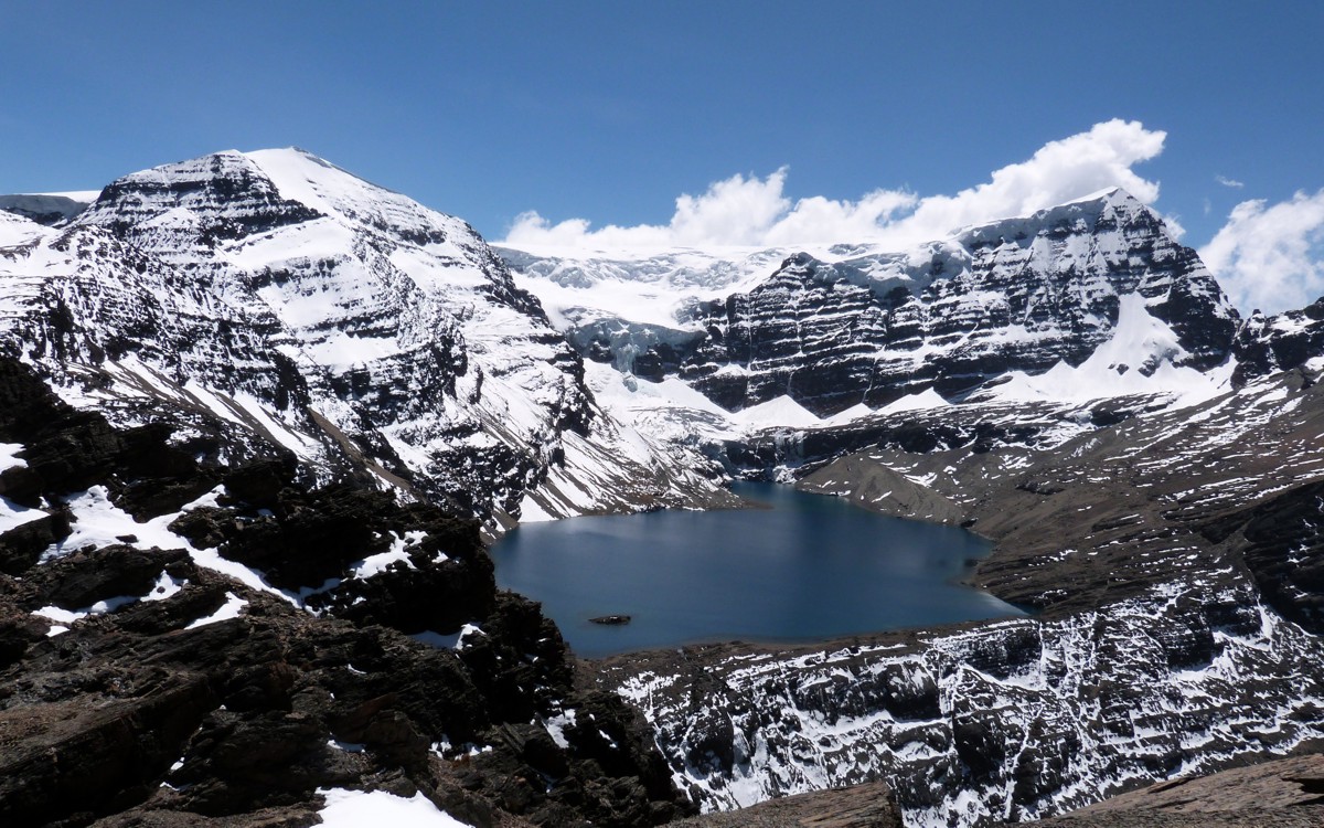 Laguna Arkhuata vom Choro