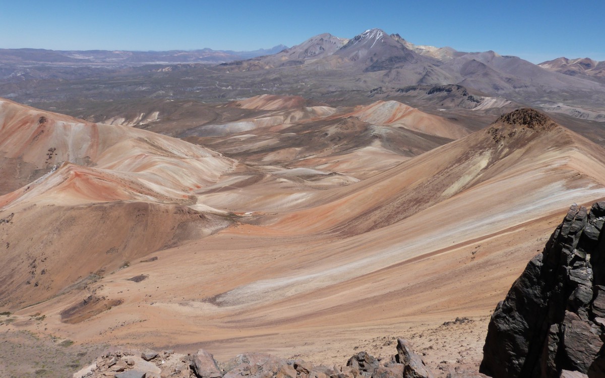 Cerro Milagro Gipfelblick