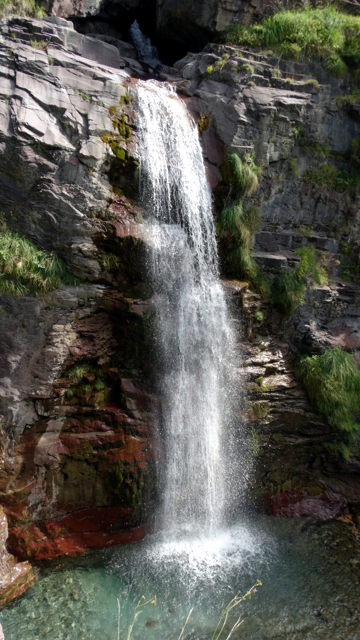 Wasserfall Salto de Larri in den Pyrenaeen