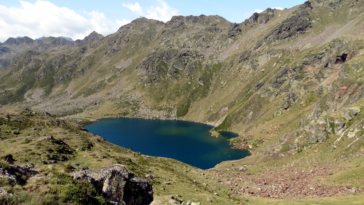 Bergsee über Soldeu in den Pyrenaeen